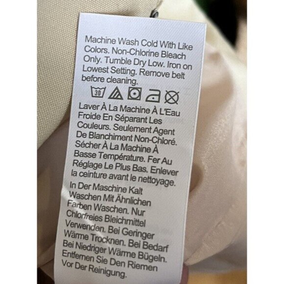 J Crew Khaki Icon Trench Coat With Detachable Hood Size 10 - Picture 11 of 13